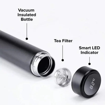 Temperature Display Vacuum Insulated Water Bottle