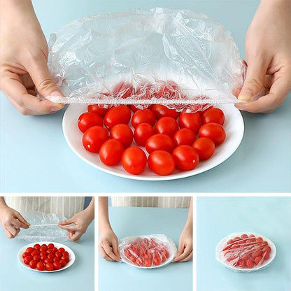Transparent Cling Wrap Food Storage Covers