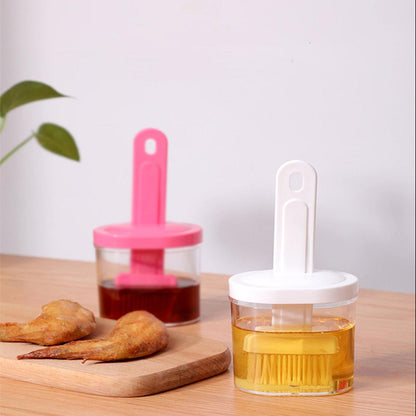 Silicone Brush with Dispenser