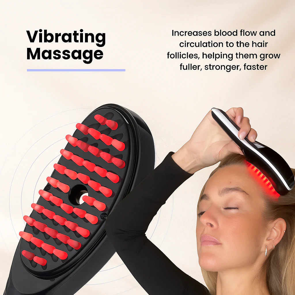 Massage Comb with Light Therapy