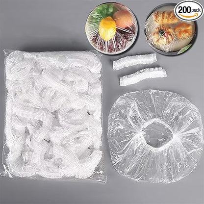 Transparent Cling Wrap Food Storage Covers