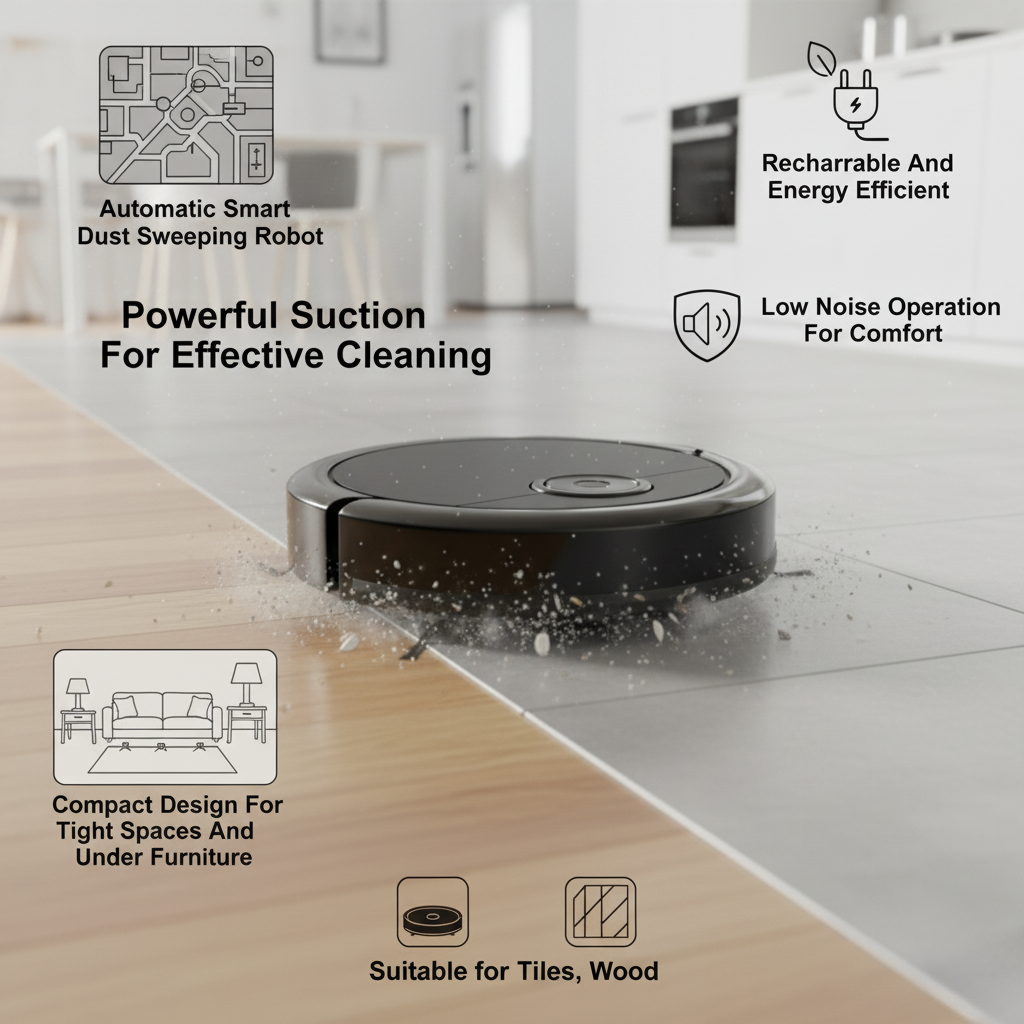 Mini Smart Cleaning Robot Vaccum